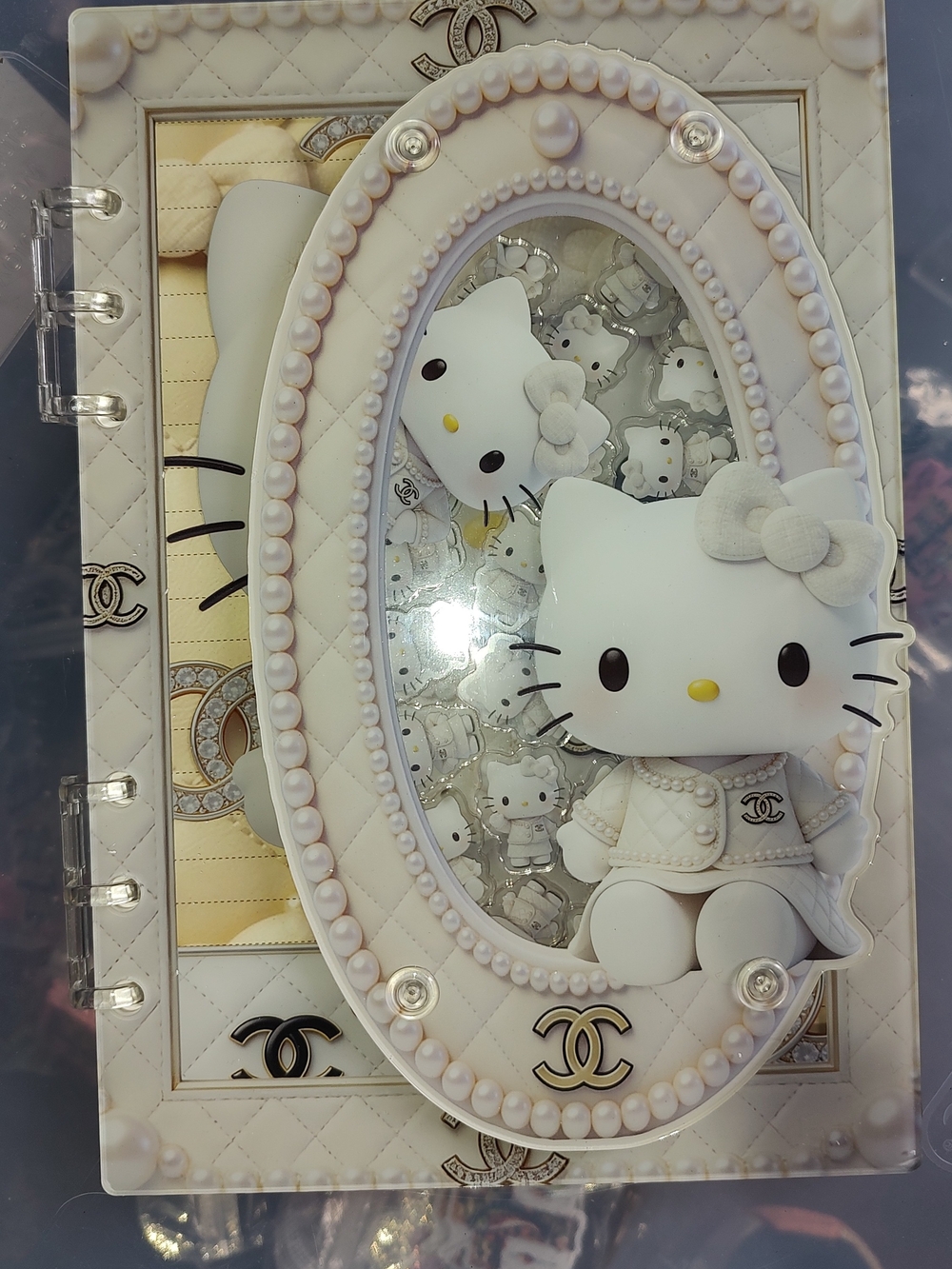 New! Hello Kitty Chanel A5 Shaker Notebooks-